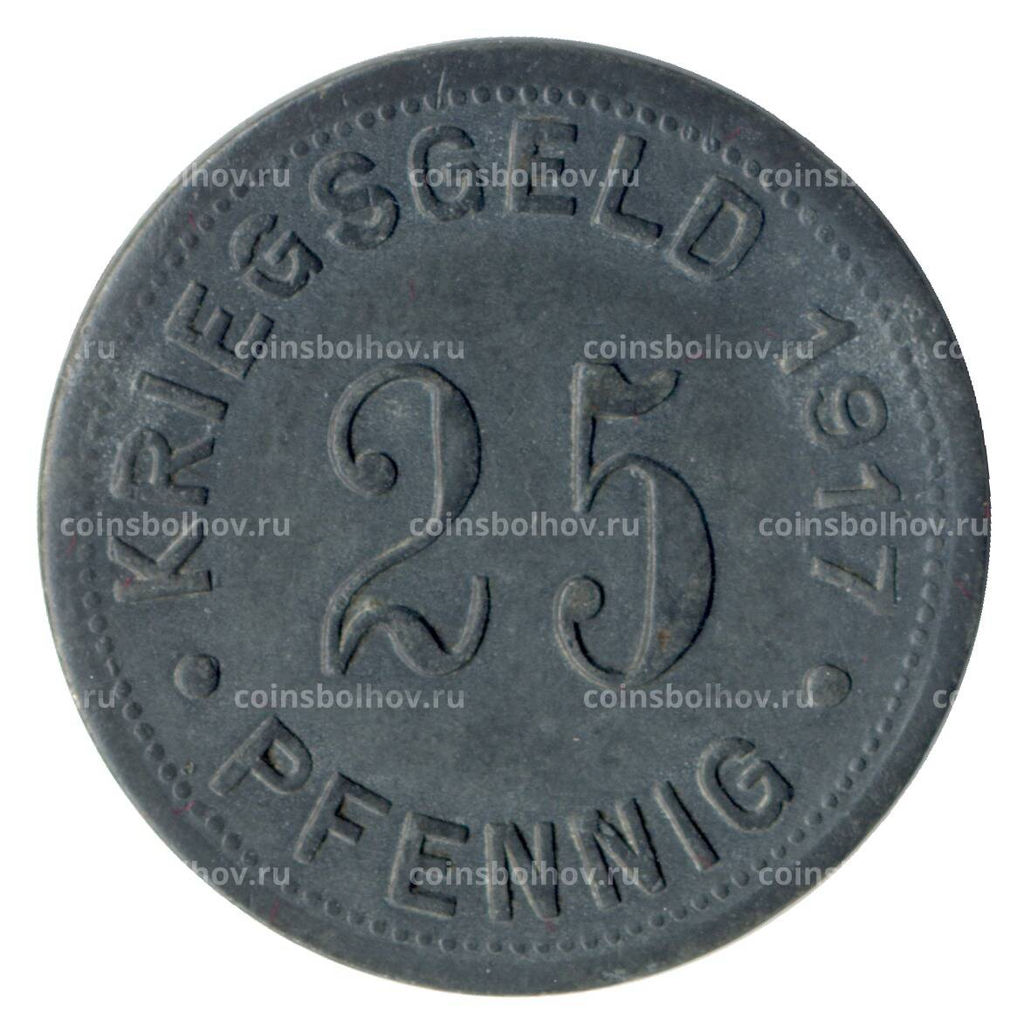 25 пфеннигов 1917 года Германия  Нотгельд (Мюнстер)