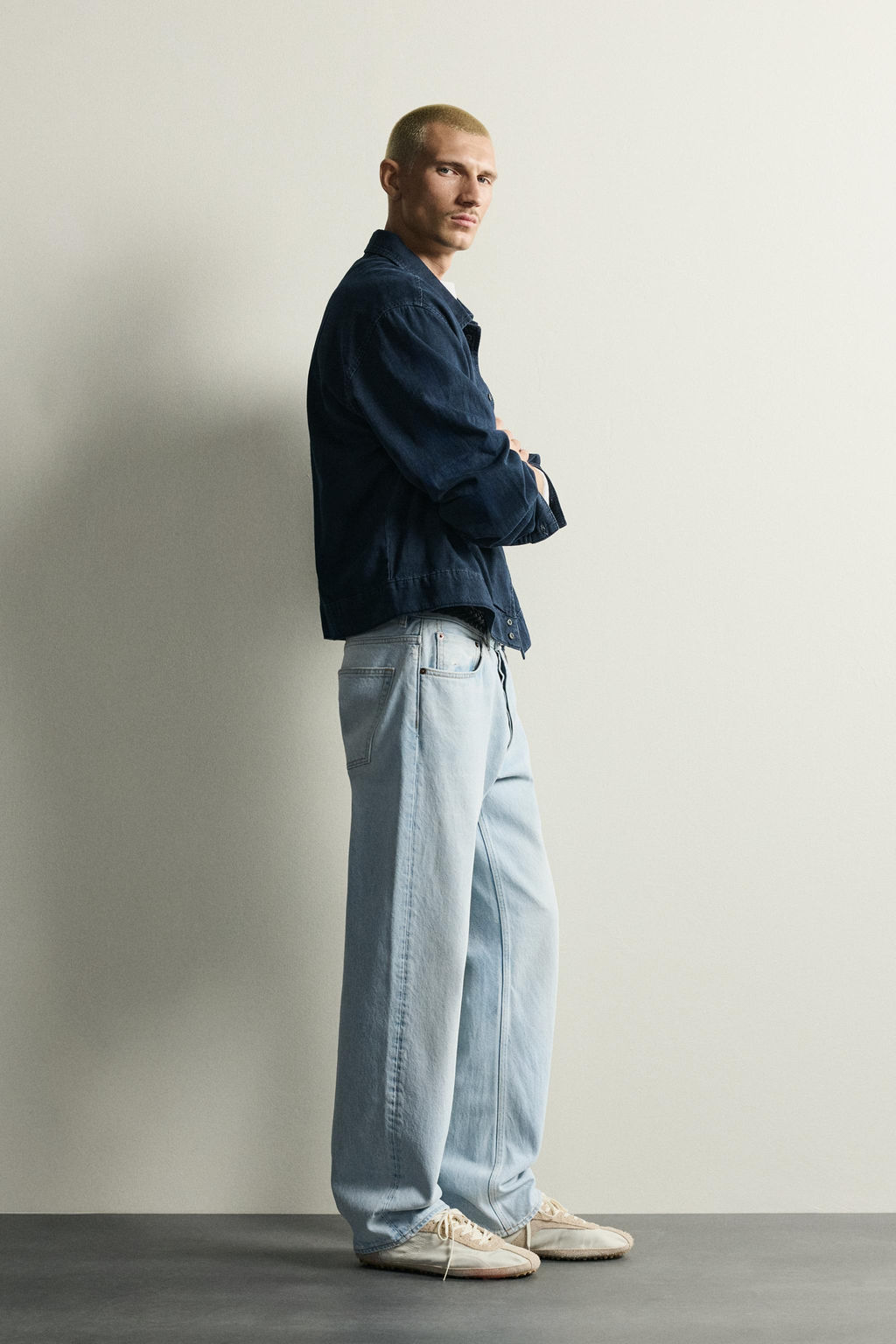 JEANS STRAIGHT ANKLE FIT / Azul claro - Zara фото 4