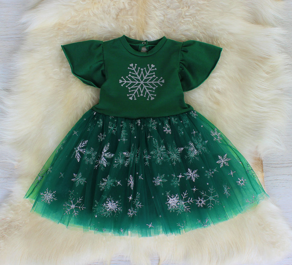 Платье Новогоднее ЦВЕТ: ИЗУМРУД (QR)