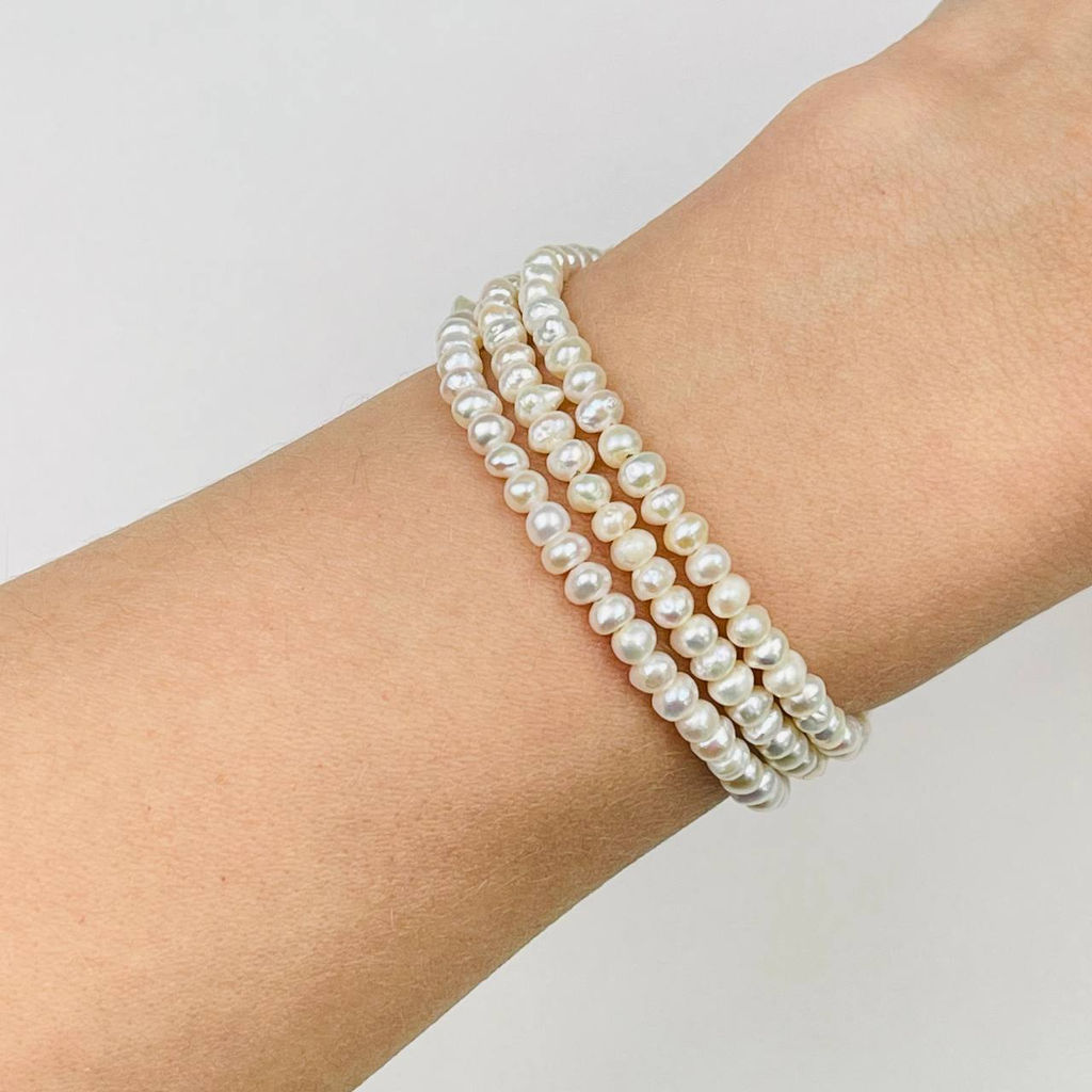 Бусины для украшений из белого Жемчуга 38 см