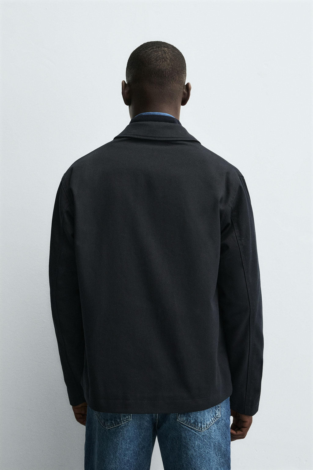 TWILL TEXTURED OVERSHIRT - Zara фото 3