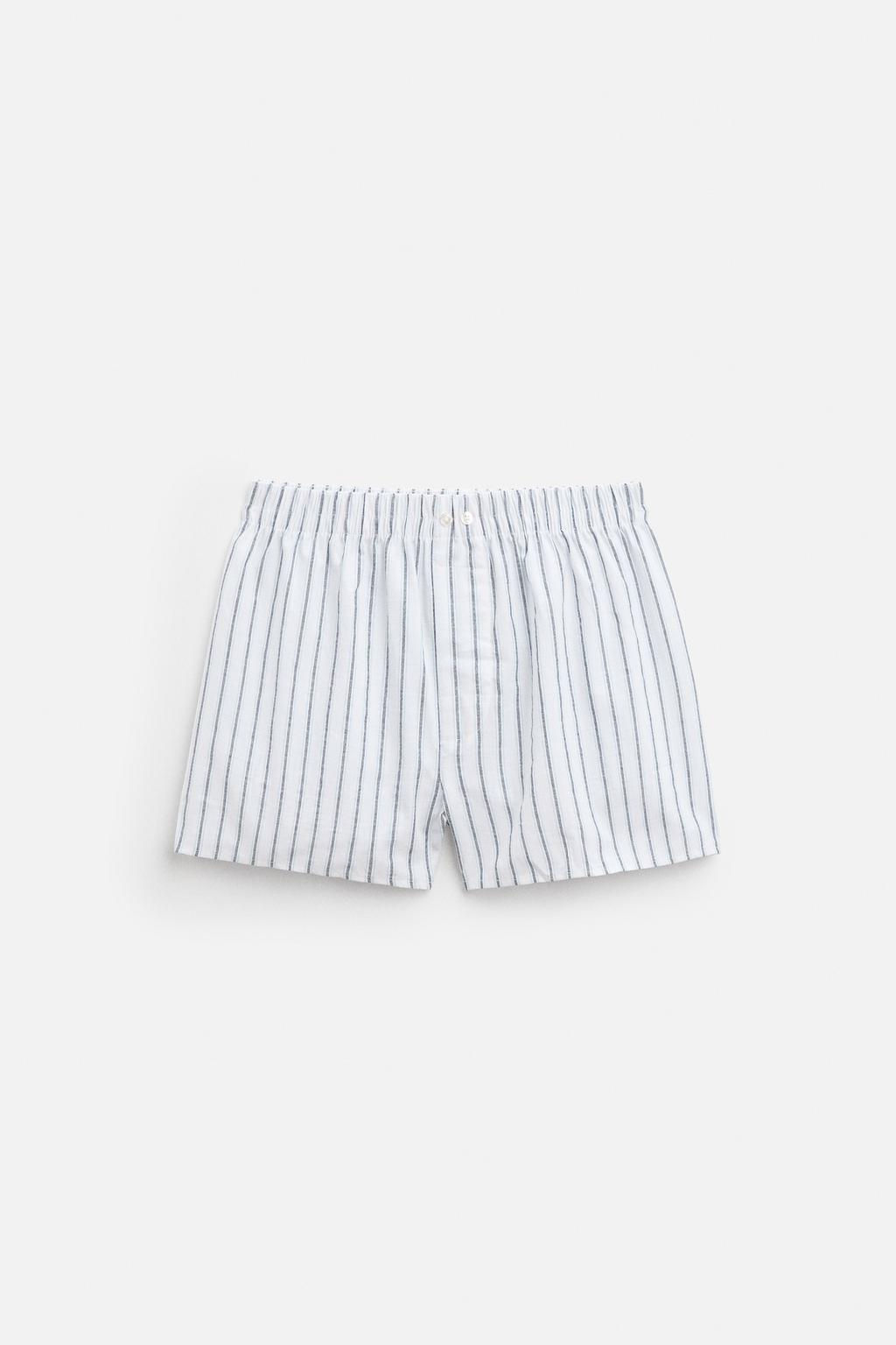 PACK OF 2 CONTRAST POPLIN BOXERS - Zara фото 4