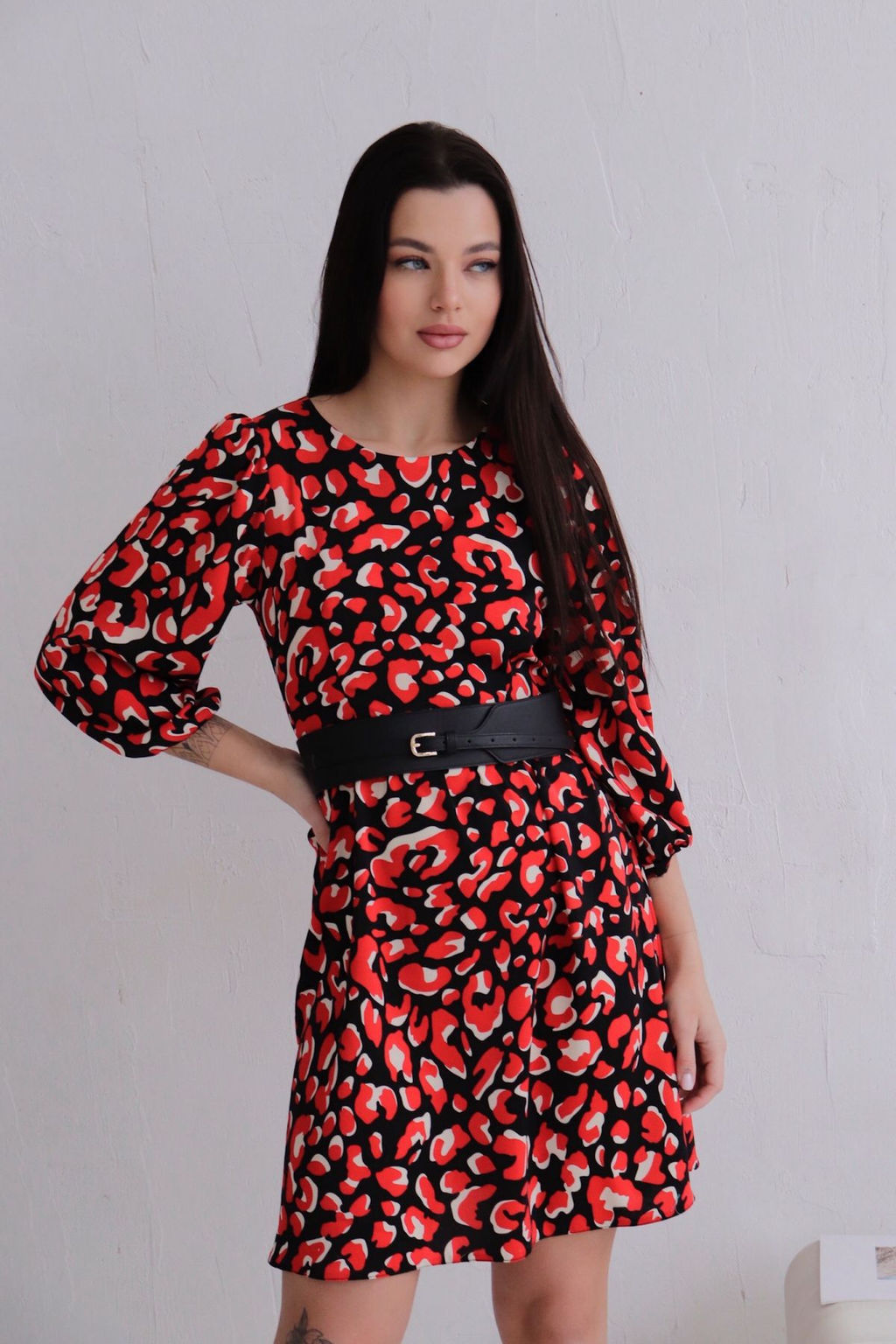 Платье красно-чёрное - Martichelli фото 9