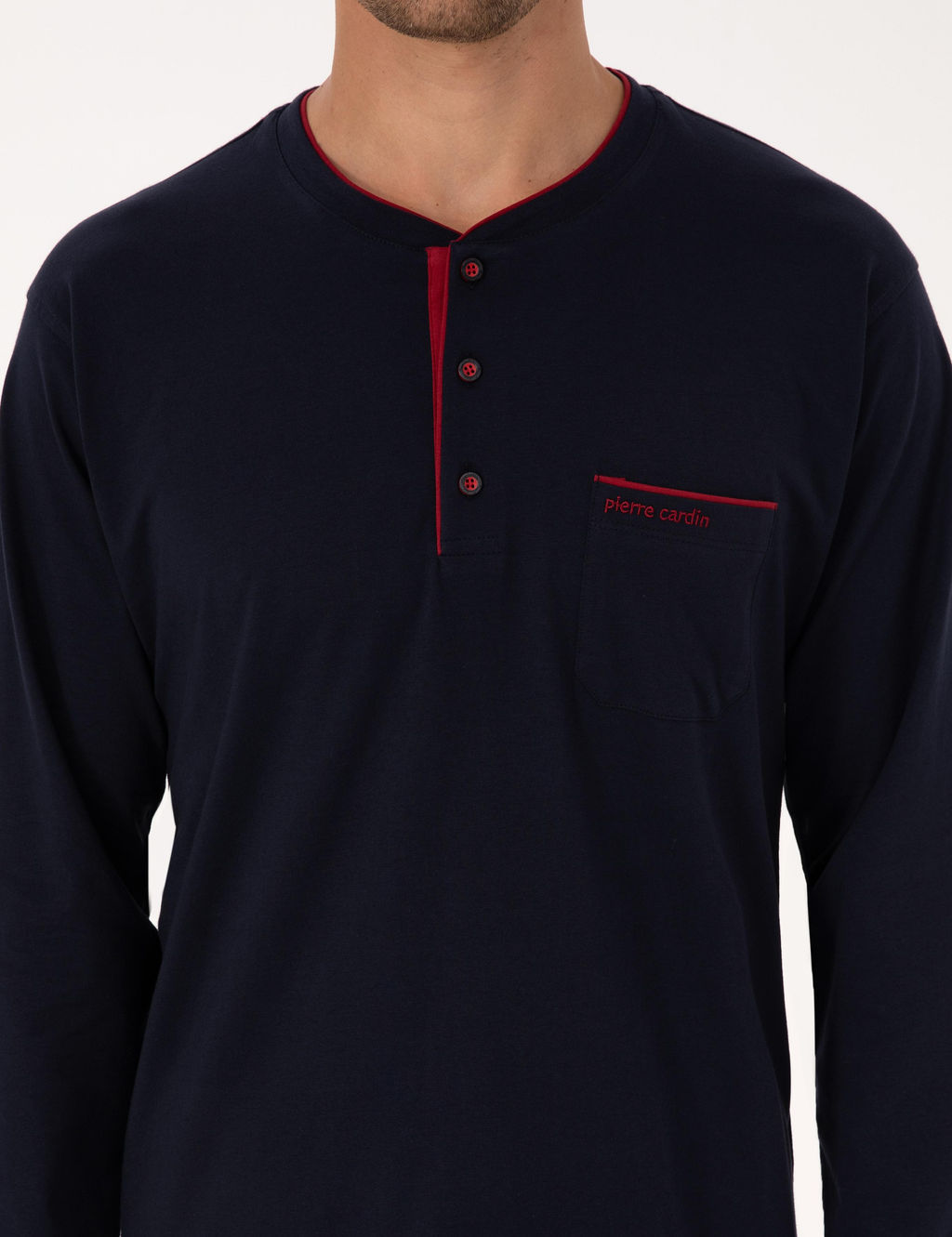 Lacivert Pijama Tak_m_ & __ _ama__r Seti - Pierre cardin фото 7