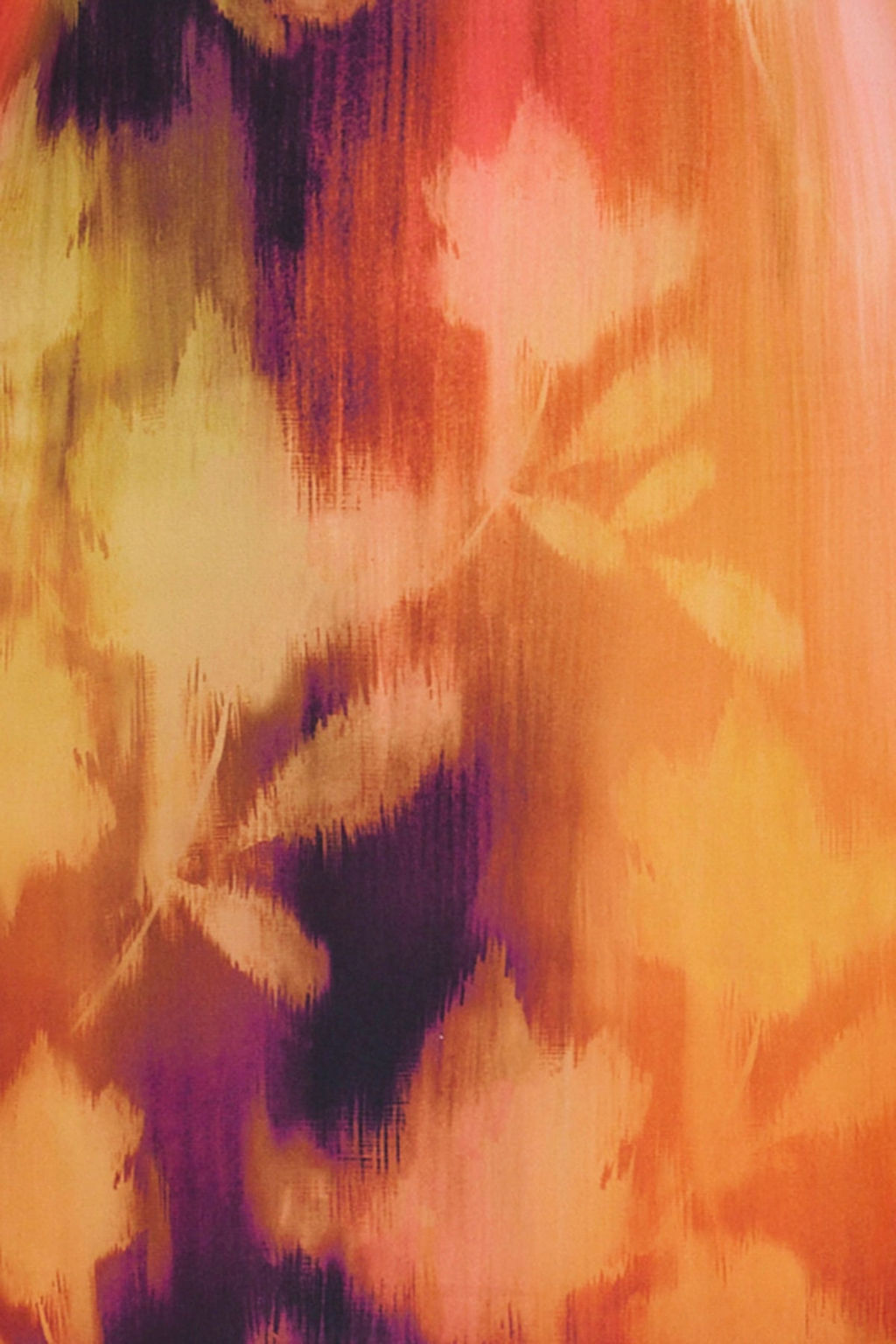 TRENDYOLMILLA Turuncu Cicek Desenli Duz Kesim Halter Yaka Midi Saten Astarl? Dokuma Elbise TWOSS23EL02417 фото 7