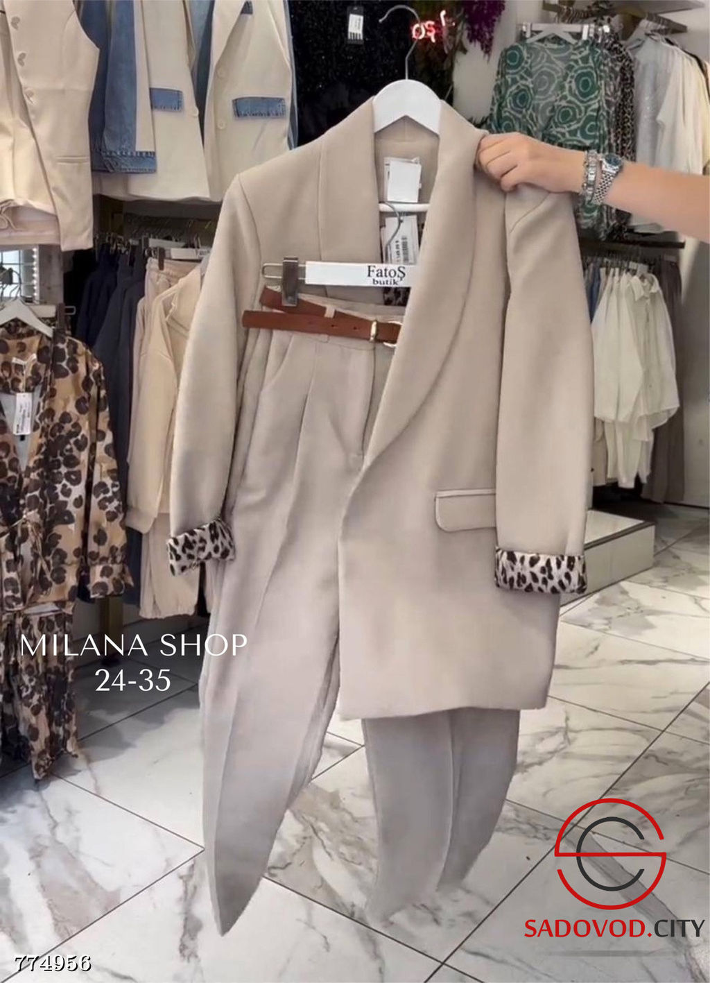 Женский классичсекий костюм двойка - Bruno фото 5