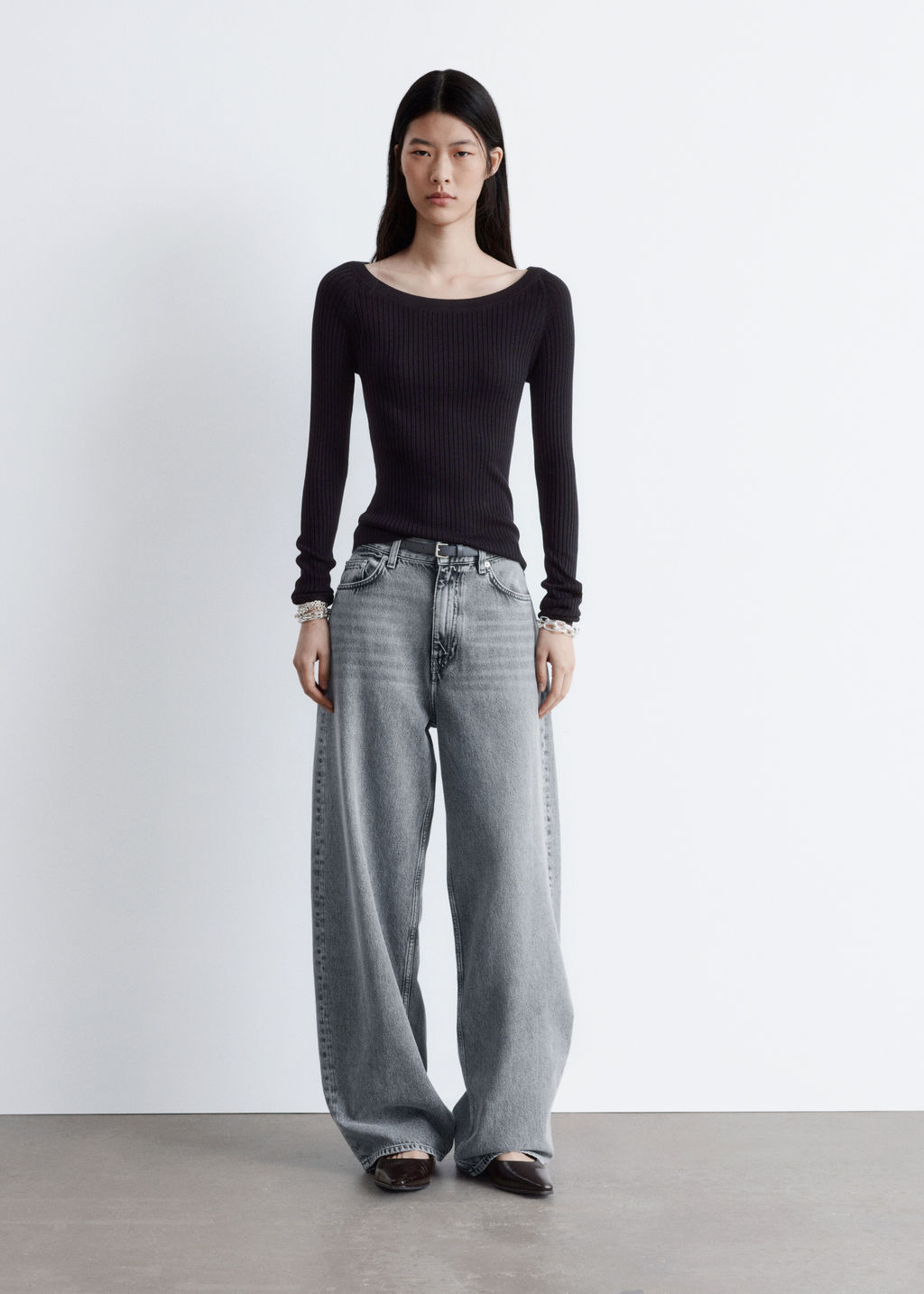 Top en punto de canal? con cuello barco - H&m фото 5