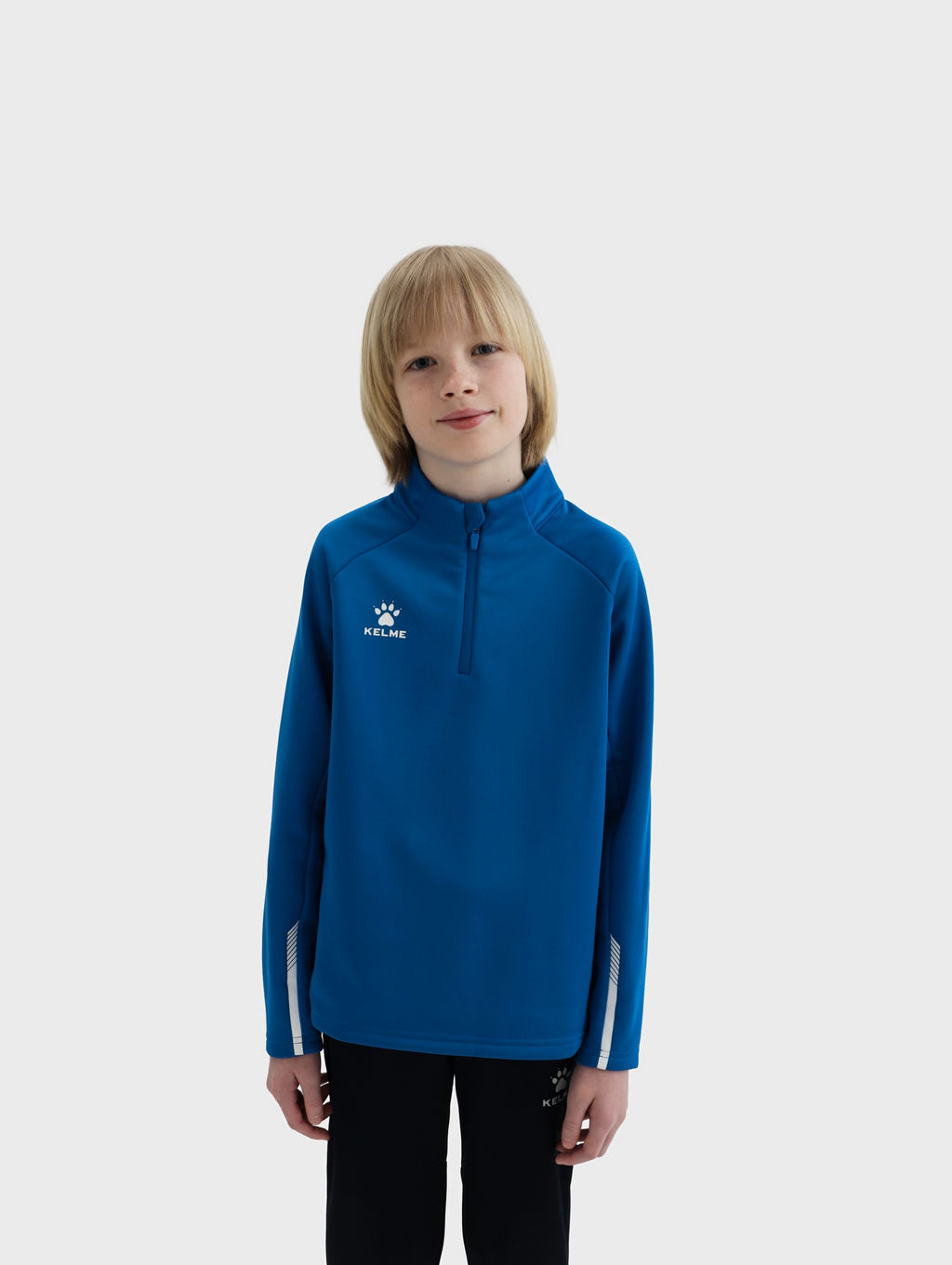 Детская олимпийка KELME Childrens Pullover (plus Fleece) Blue