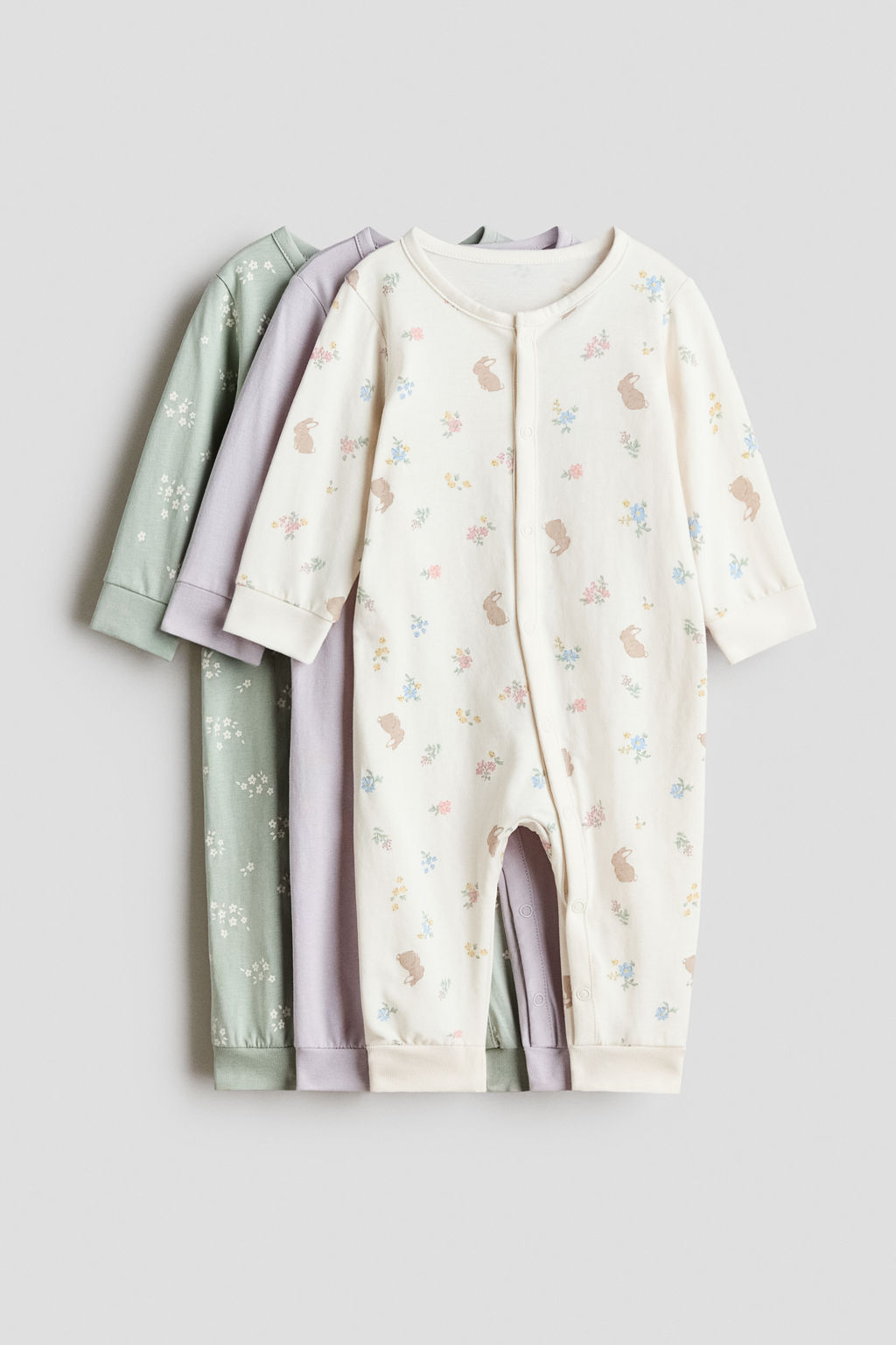 Pack de 3 pijamas enteros de algod?n - H&m фото 4