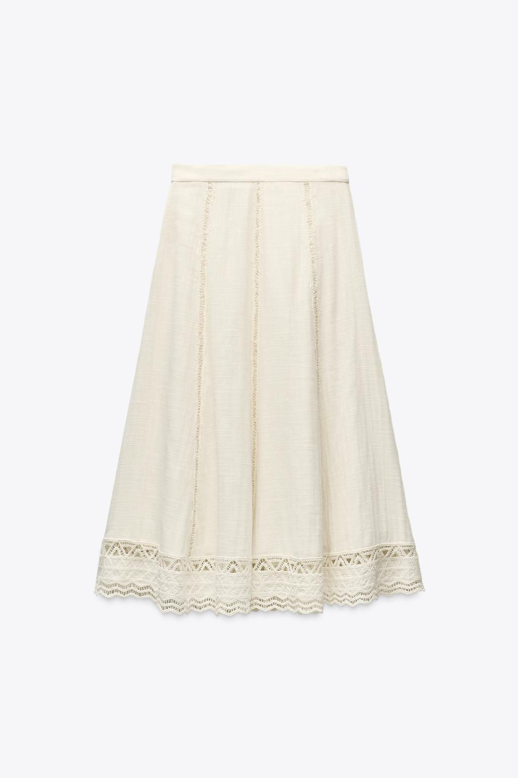 ZW COLLECTION CROCHET SKIRT - Zara фото 8
