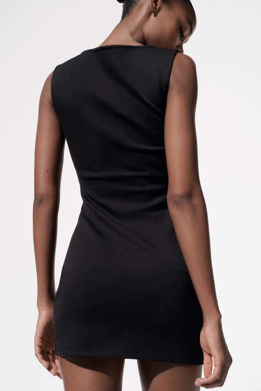 BELTED MINI DRESS - Zara фото 4