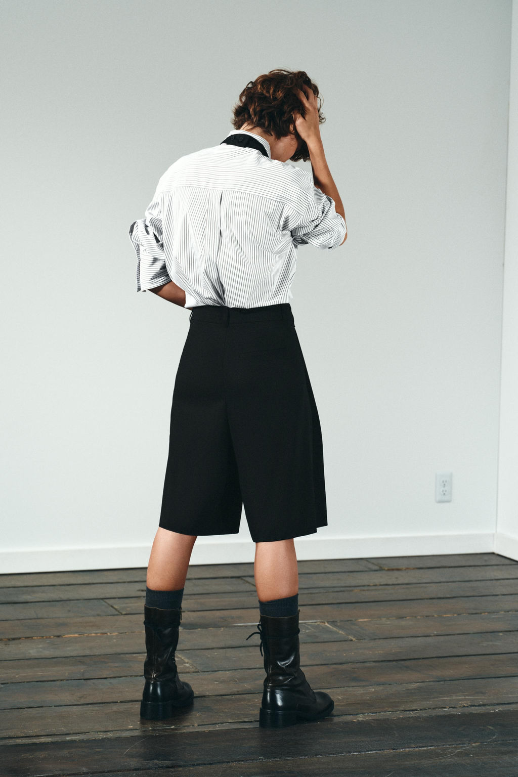 POPLIN SHIRT WITH TIE - Zara фото 5