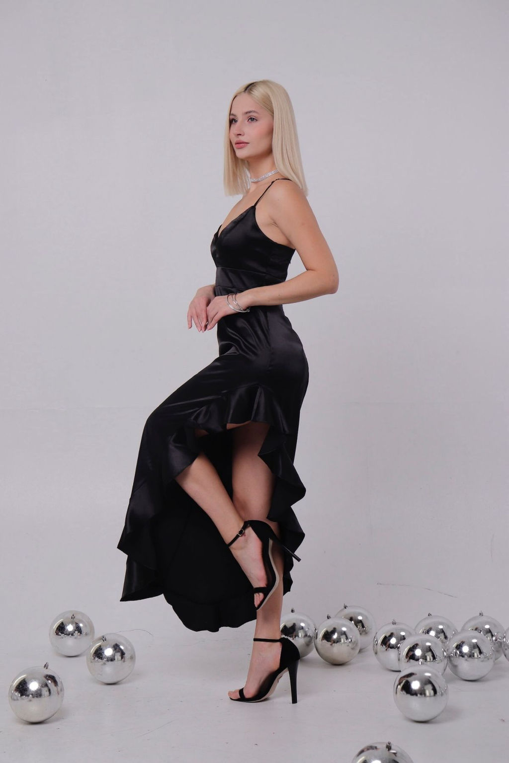 Платье вечернее чёрное - Martichelli фото 2