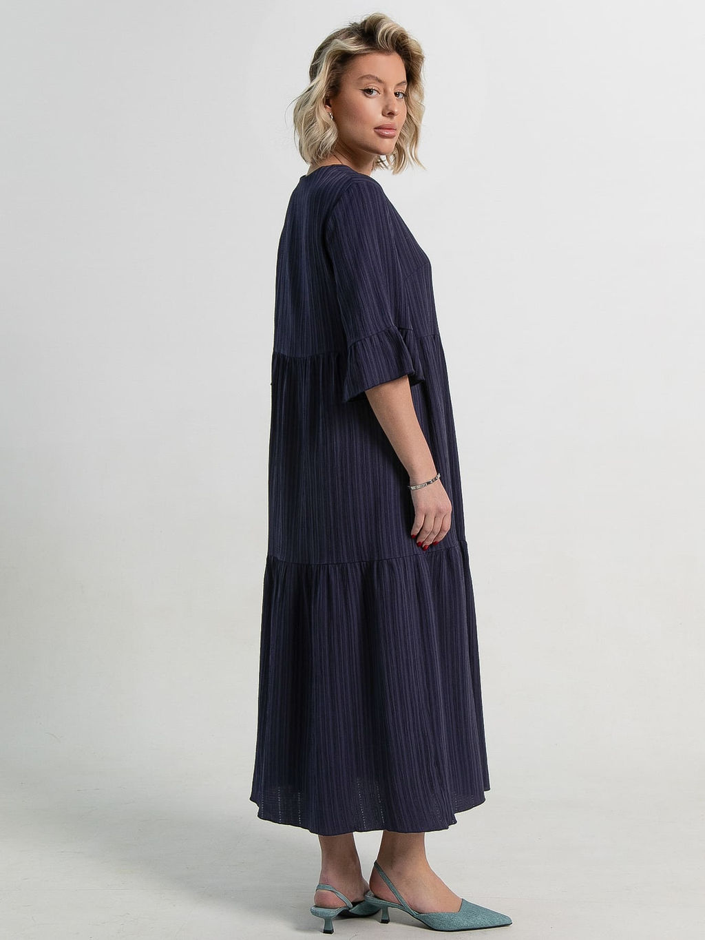 Платье бохо Марисоль (темно-синее) П15387-8М - Lt collection фото 3