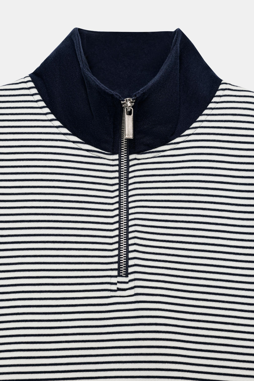 SUDADERA RAYAS CREMALLERA / Marino oscuro - Zara фото 9