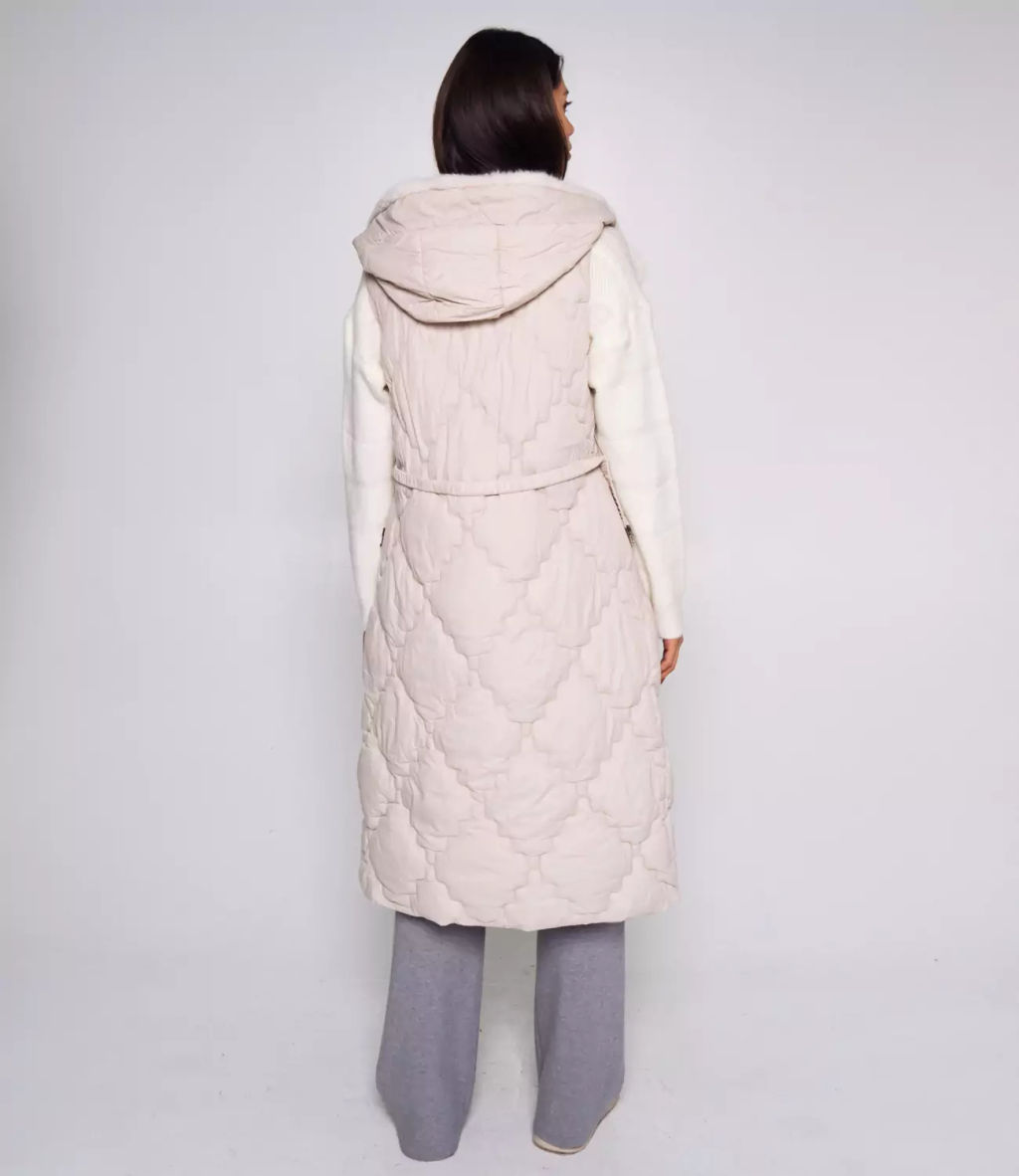 Жилет #КТ09 (3), светло-бежевый