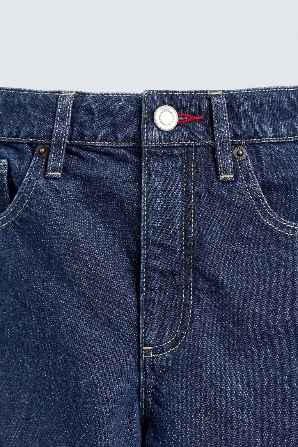 EMBROIDERED DENIM MIDI BERMUDA SHORTS HARRY LAMBERT FOR ZARA X DISNEY  фото 3