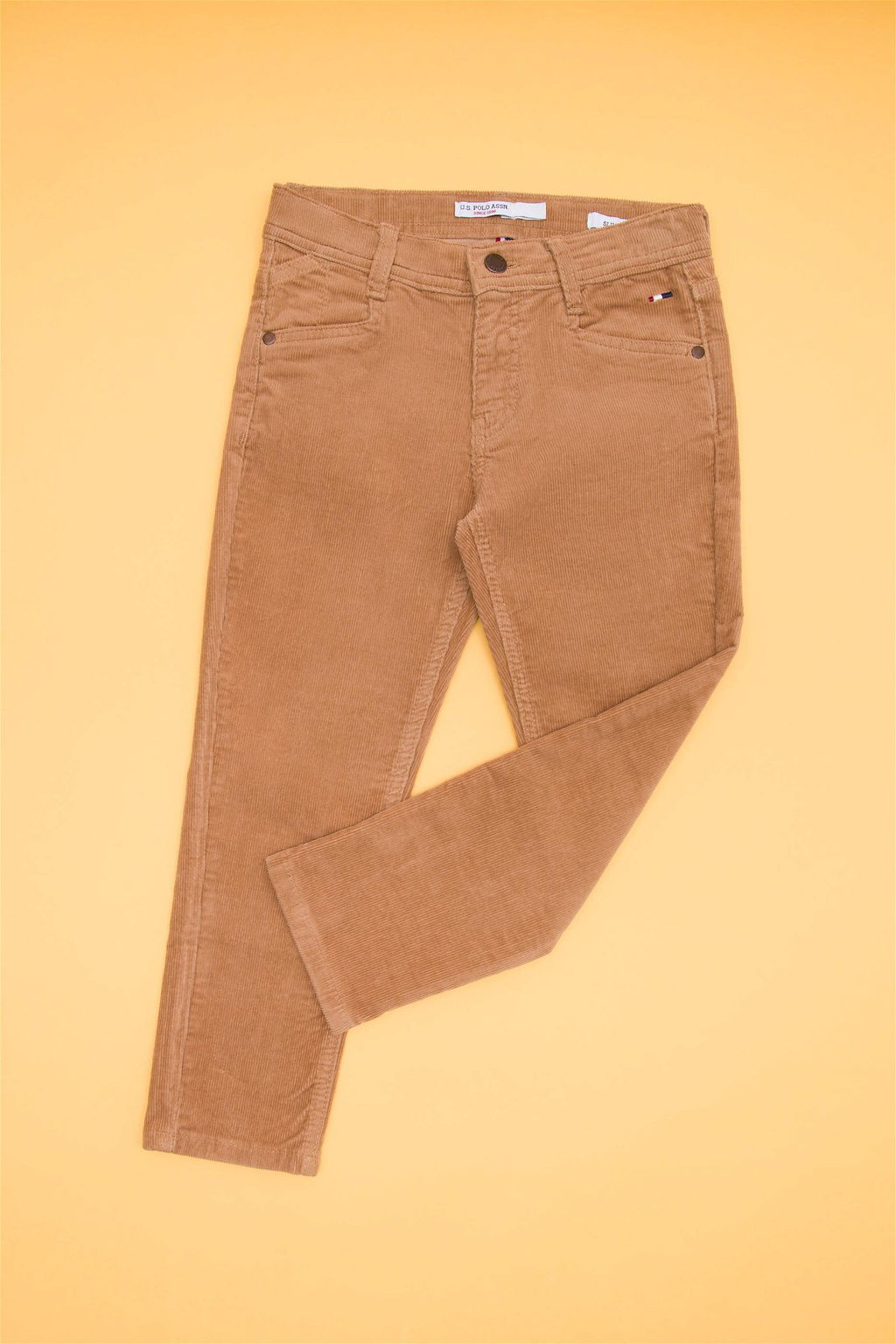 U. S. Polo Assn Светло-коричневые брюки из плотной ткани для мальчиков - U.s. polo assn фото 5