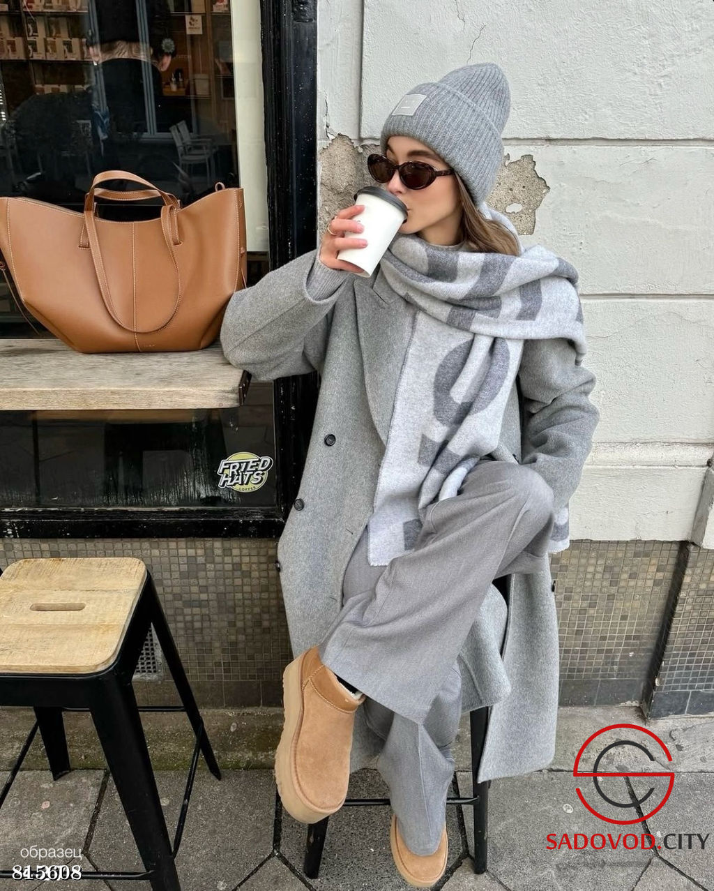 Пальто в макси длине, небольшой слой утепления для осени - Bruno фото 7