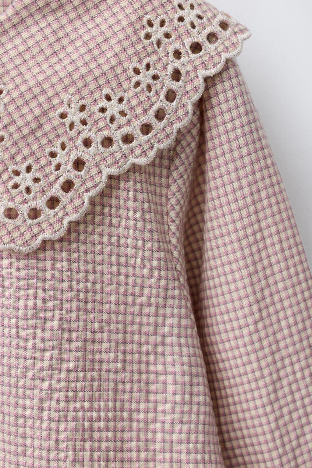 EMBROIDERED SHIRT WITH PETER PAN COLLAR - Zara фото 3