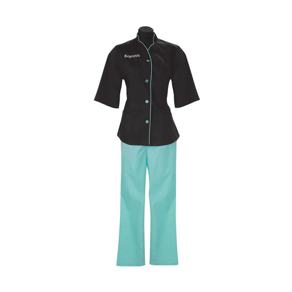 Костюм для мастера (блузка+брюки) 52 размер Kapous (35% х/б, 65% полиэстер)