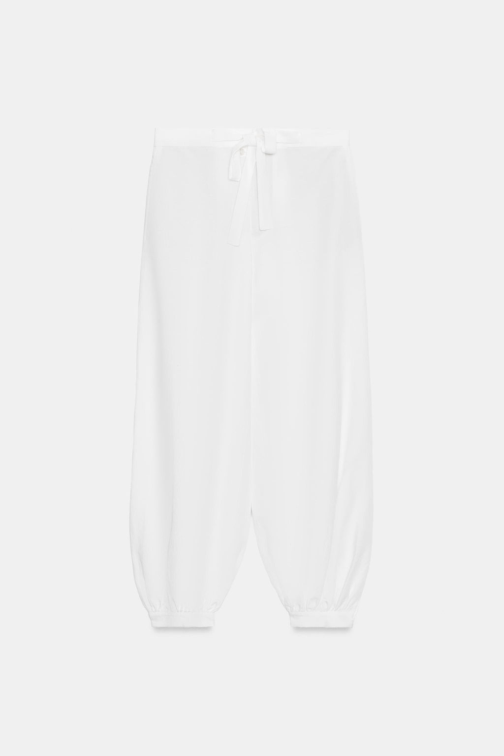 PANTAL?N BOMBACHO ZW COLLECTION / Blanco - Zara фото 6