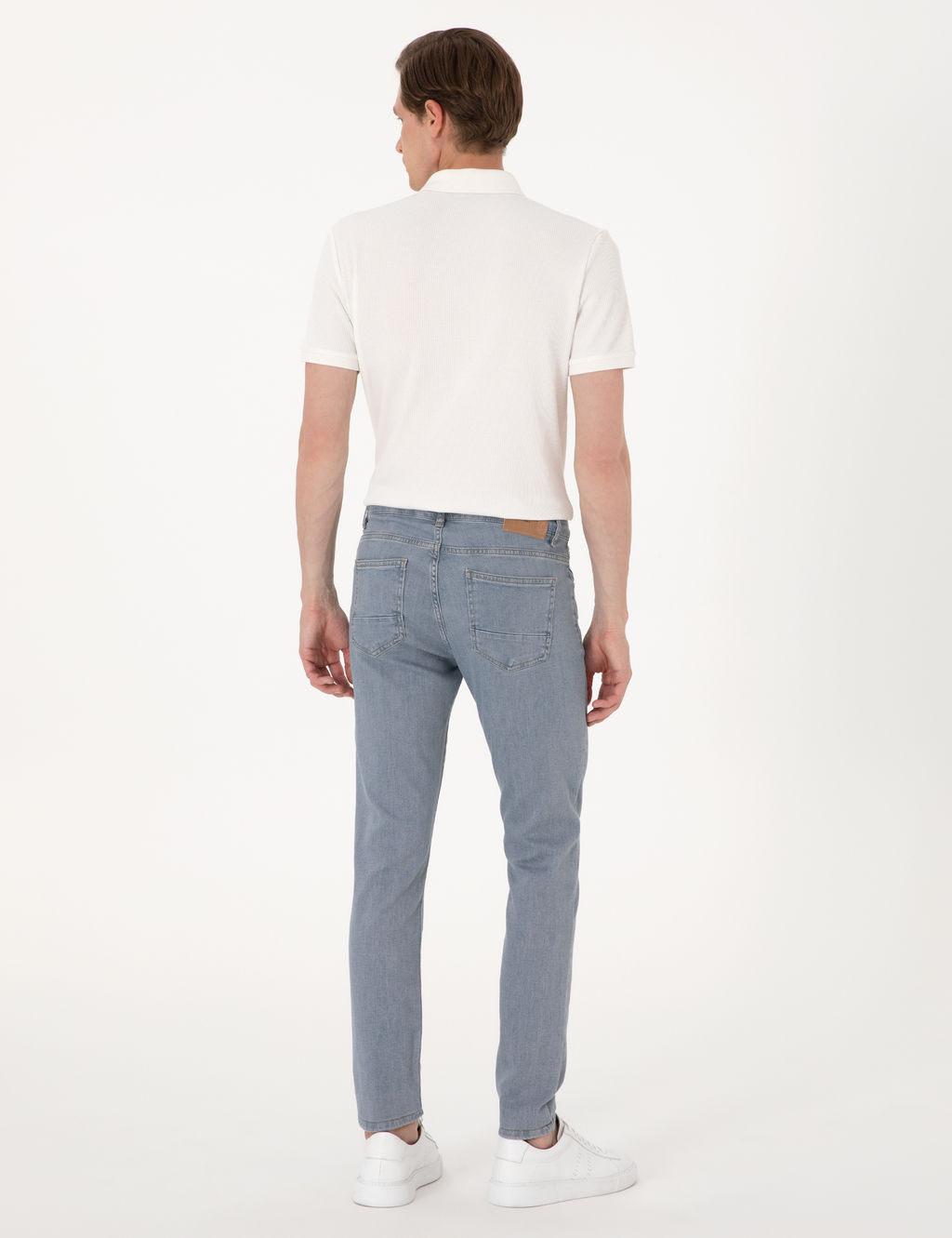 A__k Mavi Slim Fit Jean Pantolon