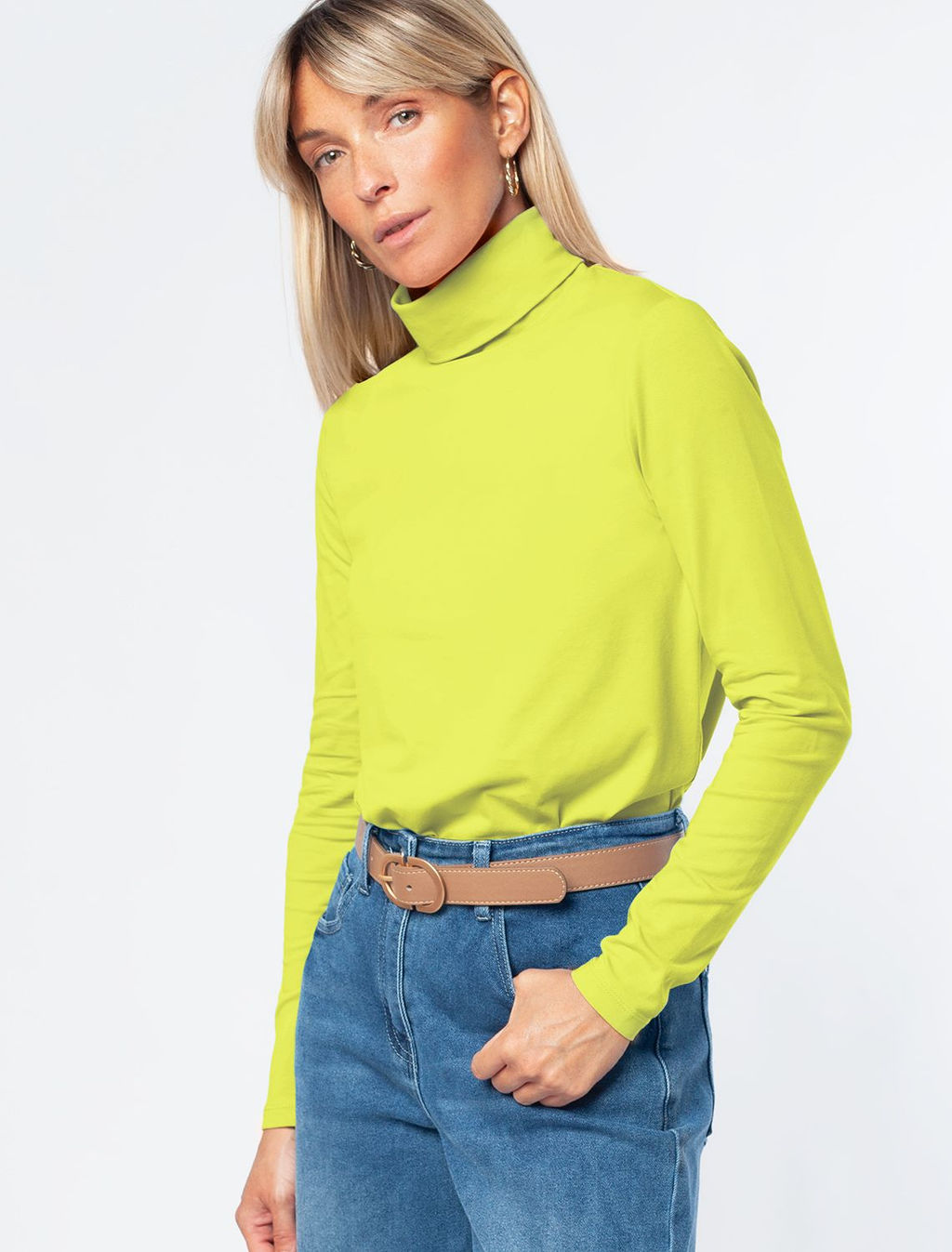 D49.954 Джемпер женский лайм