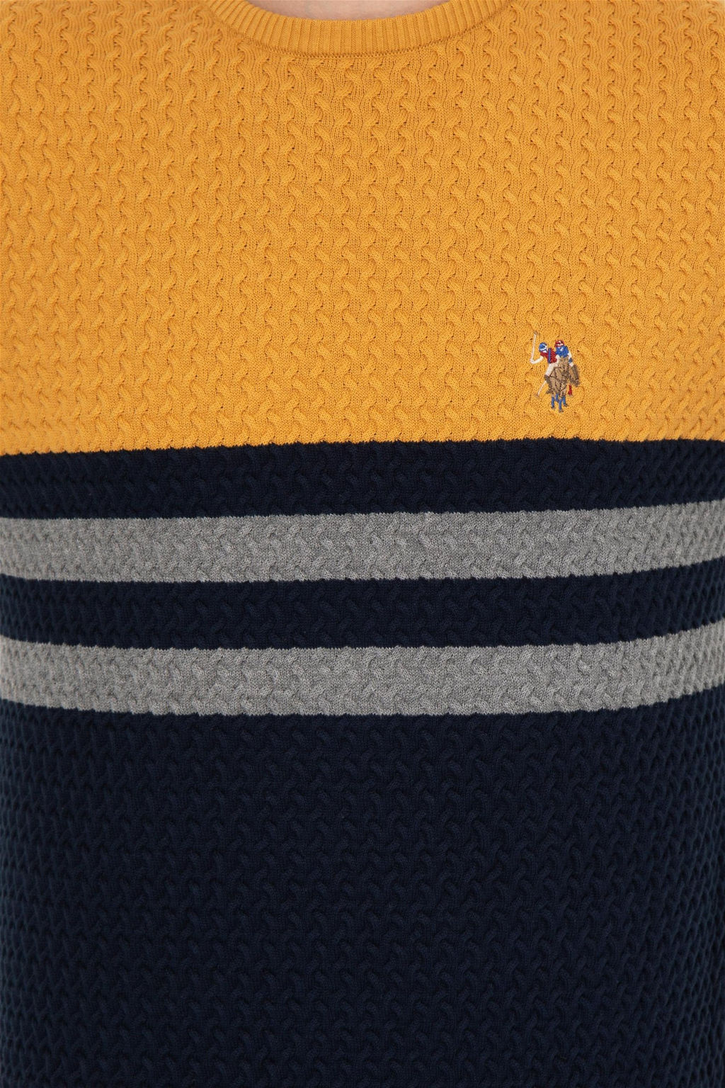 Мужской темно-синий свитер Скидка 30% на трикотаж в корзине - U.s. polo assn фото 6