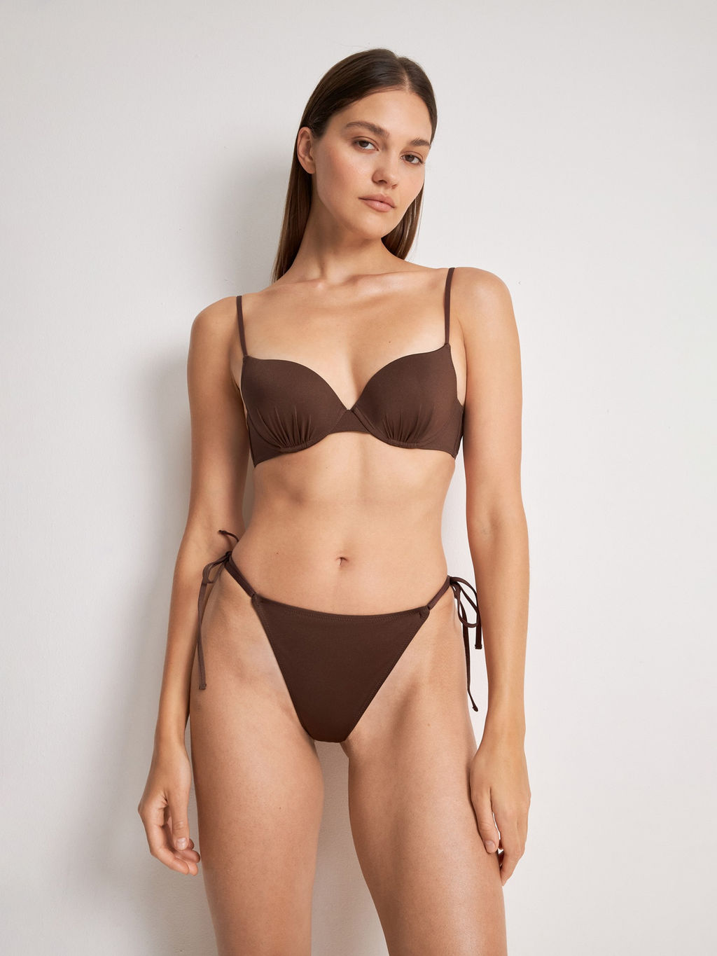 Infinity / Трусы купальные стринги-бразилиано жен. Antorina шоколадный - Infinity Lingerie фото 3