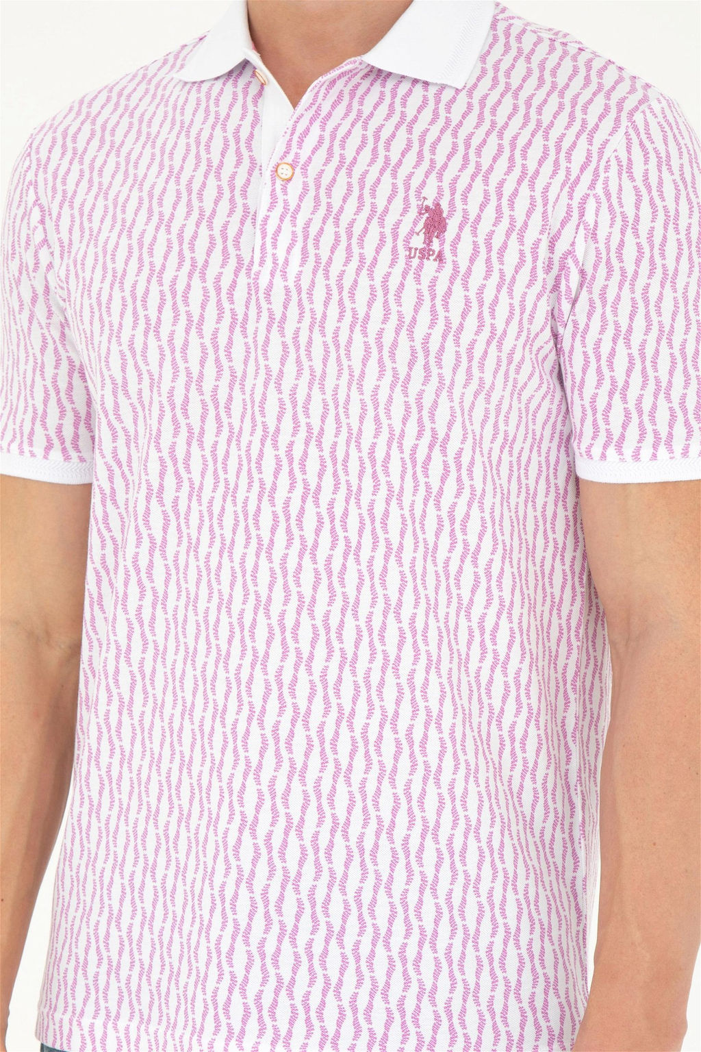 Мужская фиолетовая футболка - U.s. polo assn фото 6