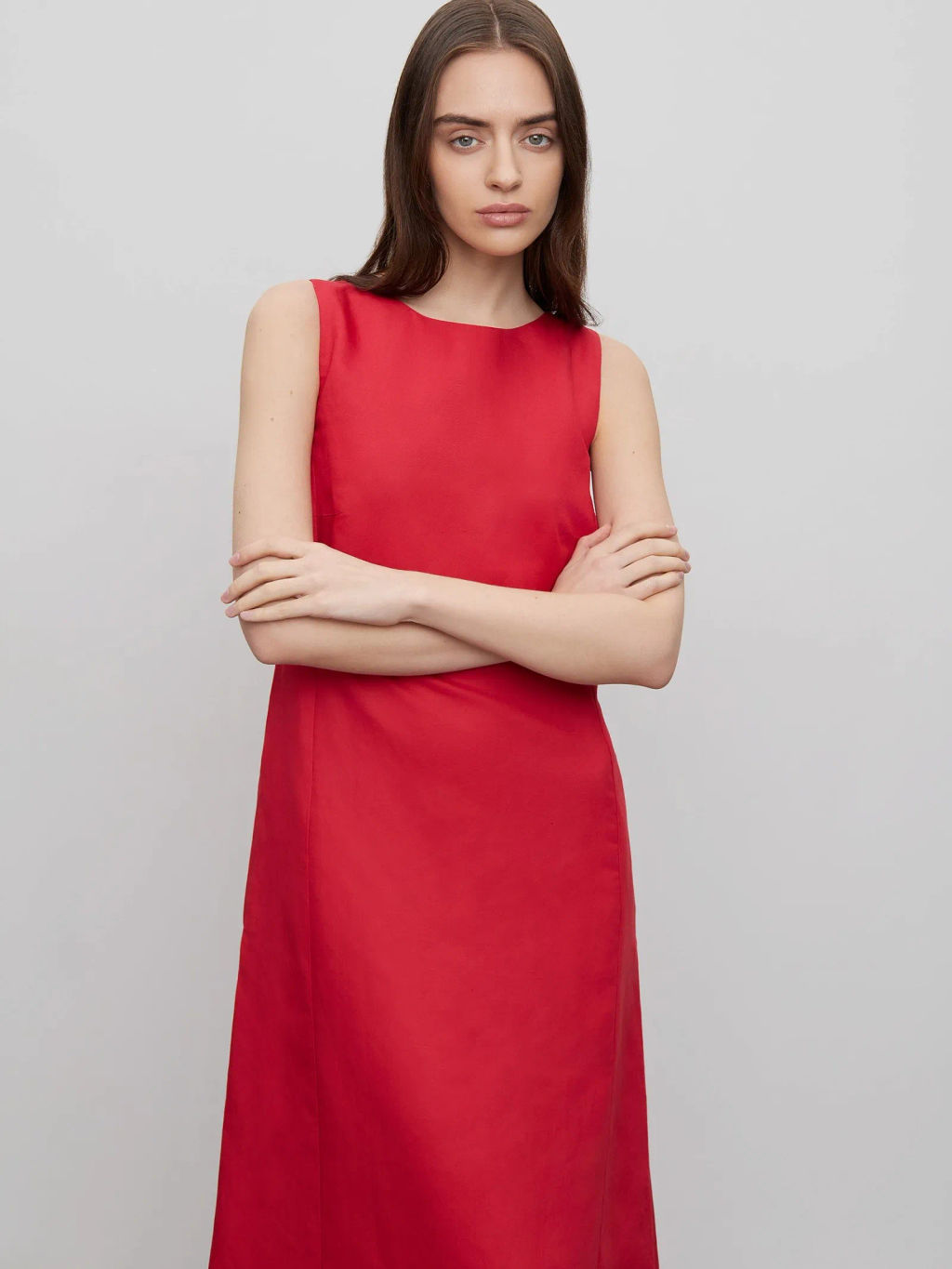 Платье приталенного силуэта - Emka фото 3