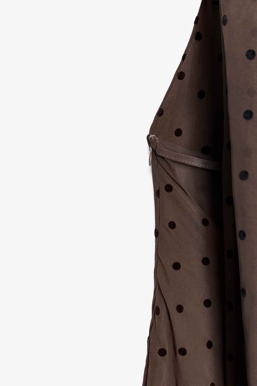 POLKA DOT SCARF MAXI DRESS - Zara фото 14