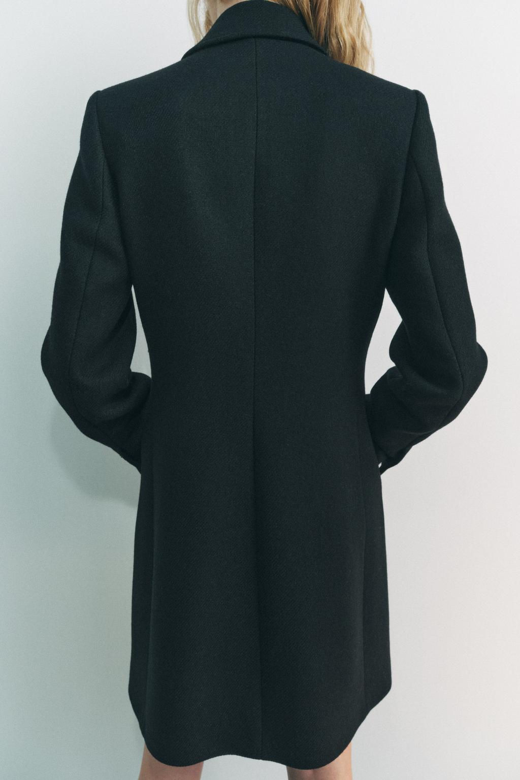 WOOL DOUBLE-BREASTED COAT - Zara фото 4