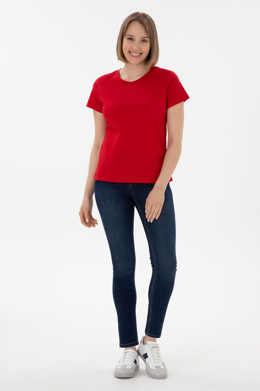 Kad_n K_rm_z_ Basic Ti__rt Sepette S_rpriz _ndirim - U.s. polo assn фото 4