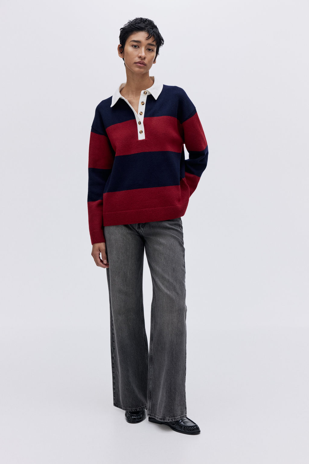 Jersey con cuello camisero - H&m фото 5