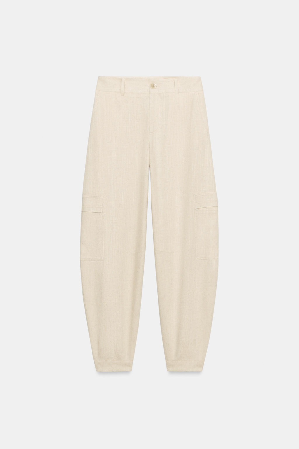 PANTAL?N CARGO BARREL / Beige claro - Zara фото 3