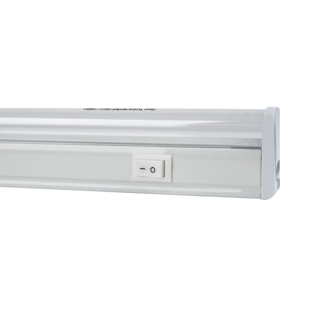 ULI-P42-18W/SPBX IP40 WHITE Светильник для растений светодиодный линейный, 560мм, выкл. на корпусе. Алюминий. Спектр с дальним красным для рассады и досвечивания в период роста. TM Uniel
