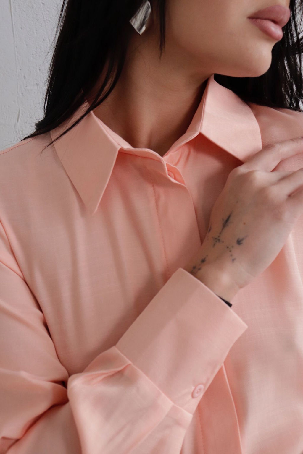 Рубашка с супатной застёжкой свободного силуэта - Martichelli фото 46