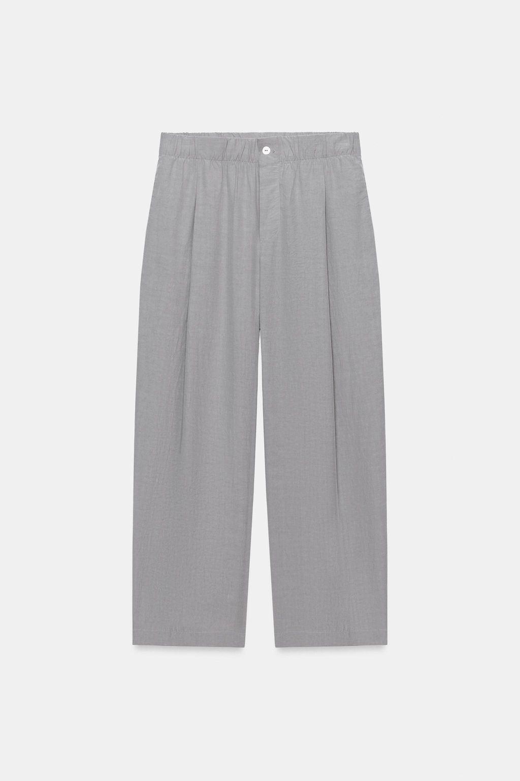PANTAL?N TOBILLERO GOMA / Gris - Zara фото 3