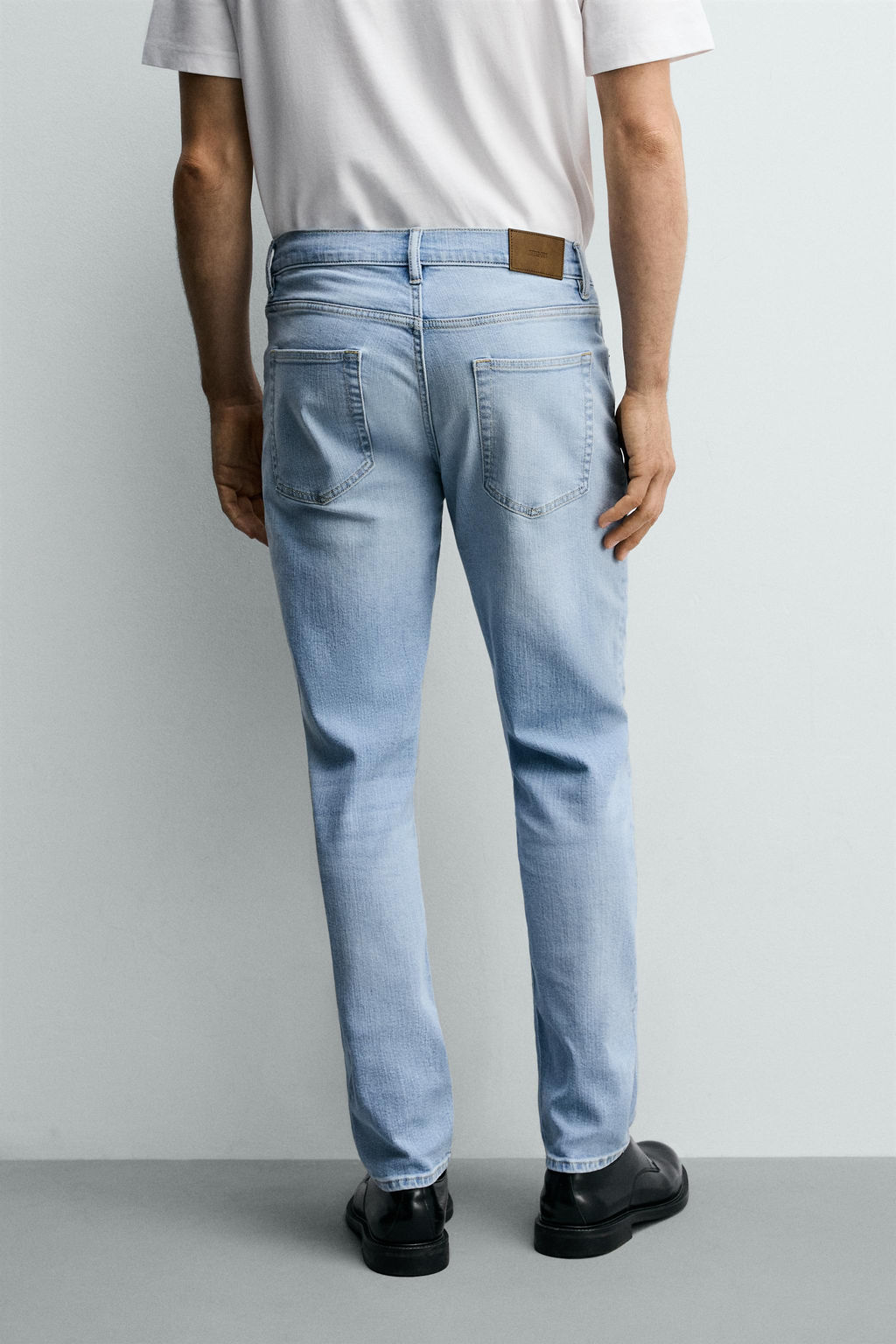 JEANS SLIM FIT B?SICO / Azul claro - Zara фото 3