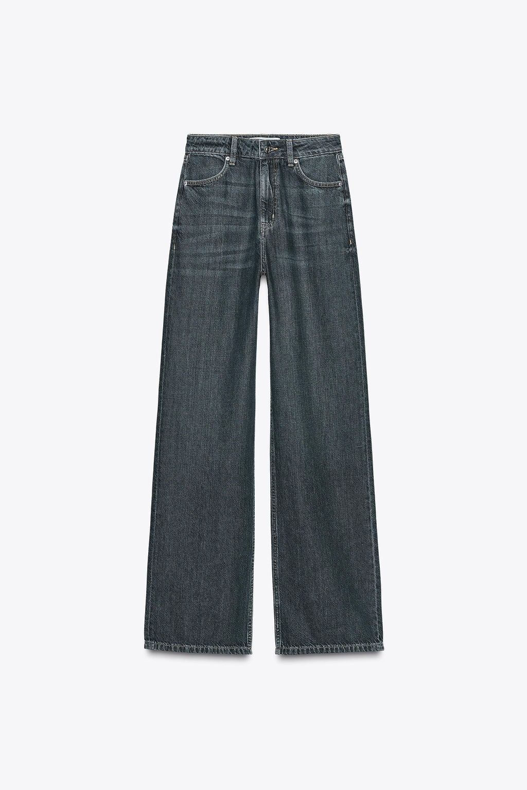 JEANS Z1975 STRAIGHT FIT HIGH-WAIST - Zara фото 9