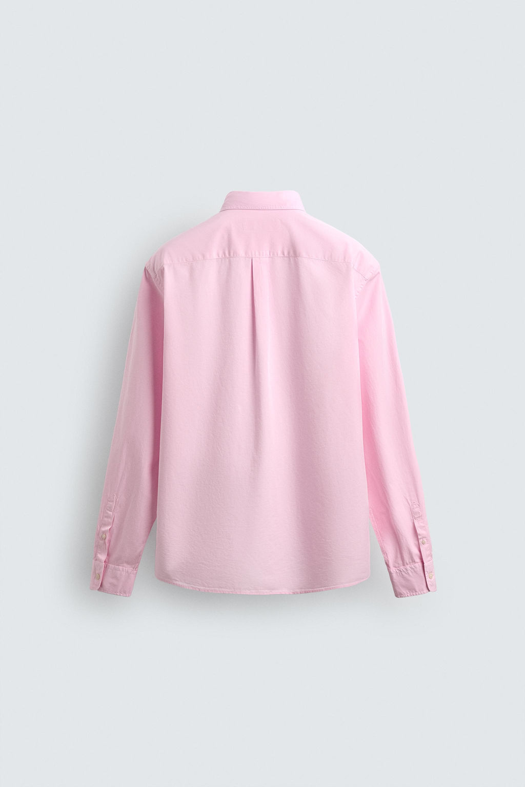 CAMISA REGULAR FIT TWILL ALGOD?N / Rosa - Zara фото 9