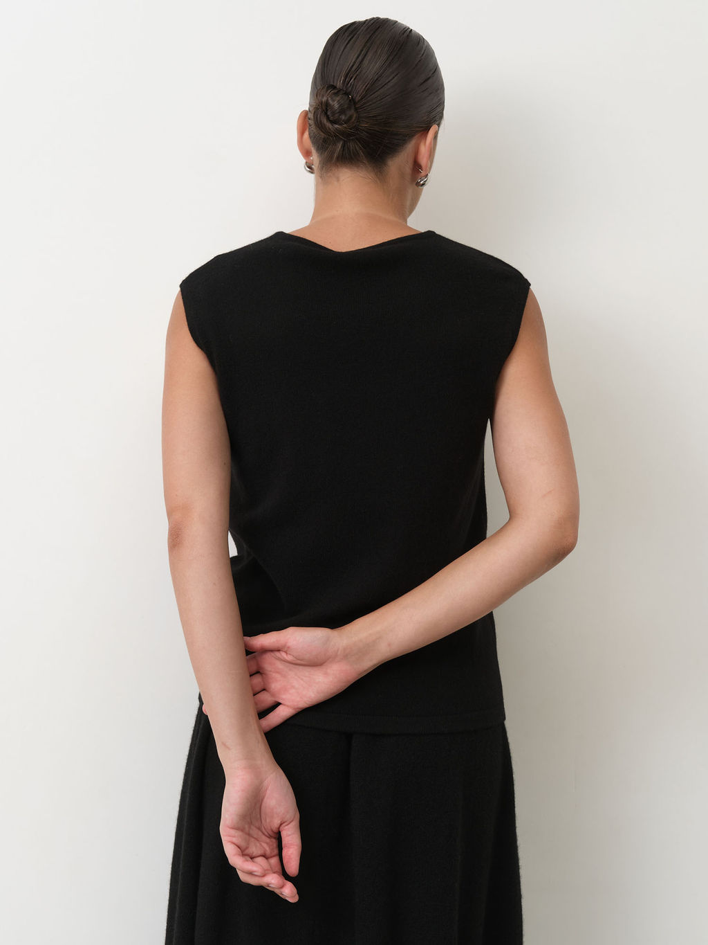 Джемпер кашемировый 06052 черный