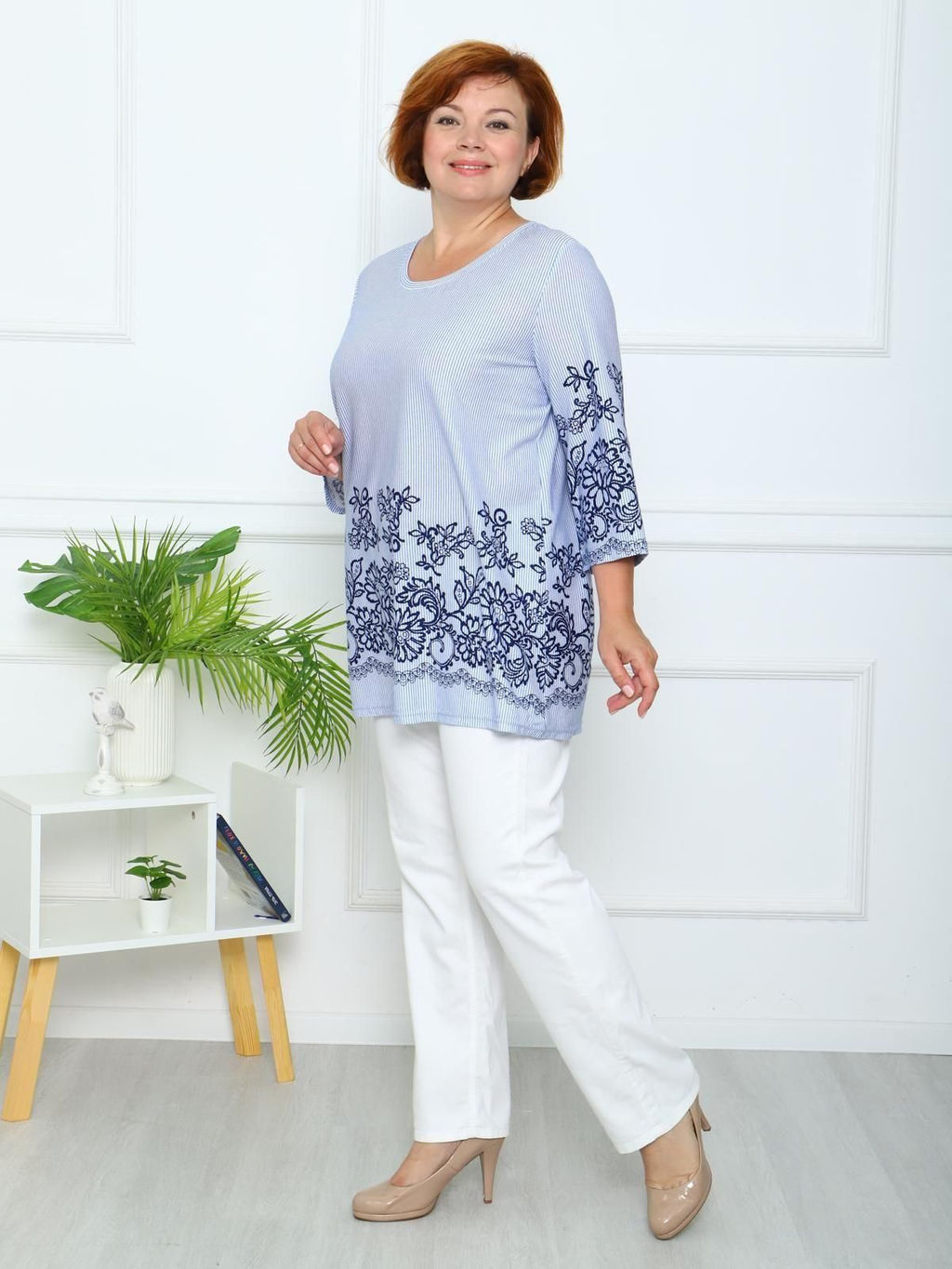 IV-CAPRIZ Живопись - туника голубой