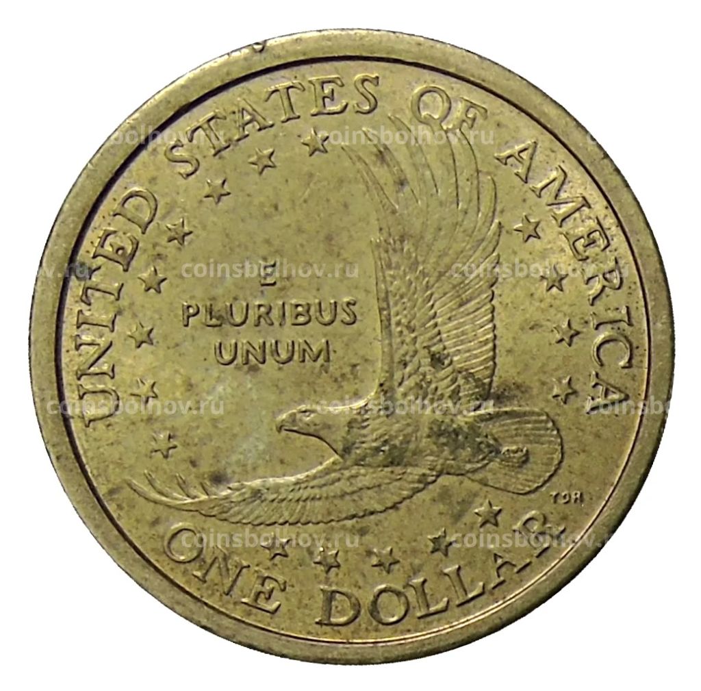 Монета 1 доллар 2000 года P США Сакагавея  Парящий Орел