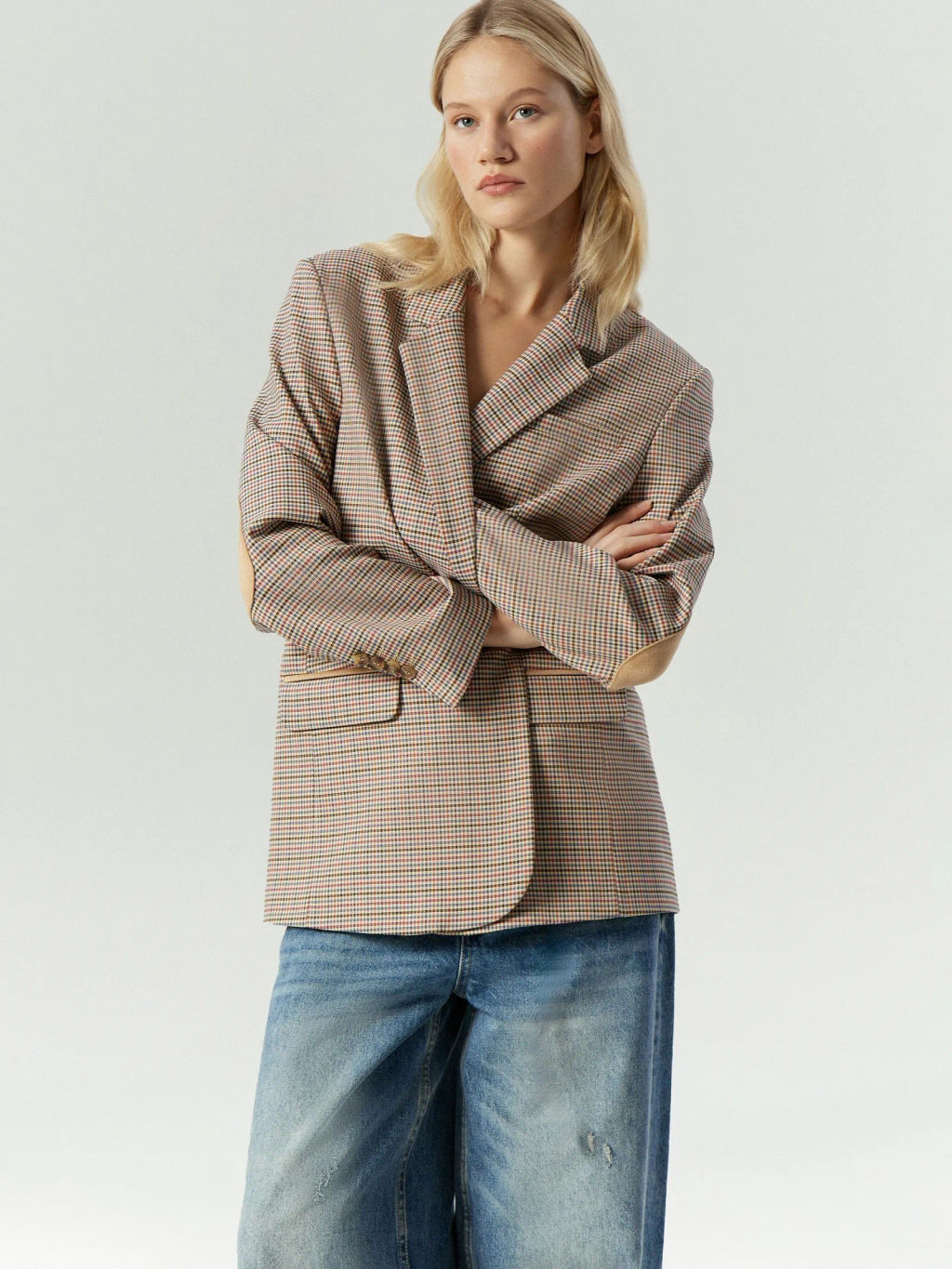 ЕМКА / Однобортный жакет с замшевой вставкой - Emka фото 4