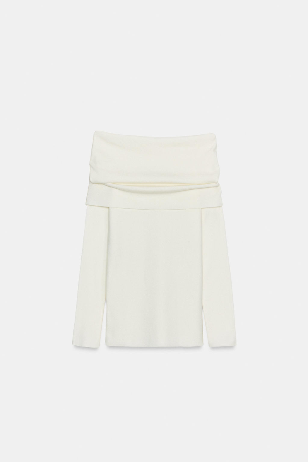 JERSEY PUNTO OFF SHOULDER / Blanco - Zara фото 7