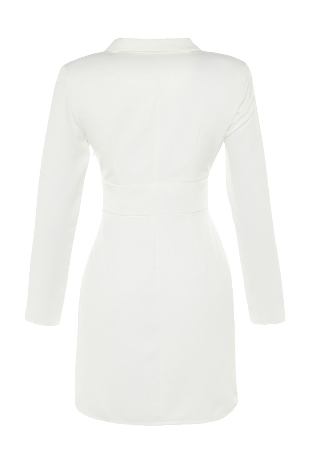 TRENDYOLMILLA Kahverengi Kruvaze Mini Dokuma Elbise TWOSS23EL00113 фото 9