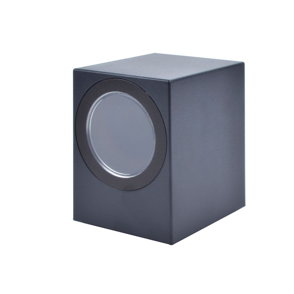 UUL-P41A 6W/GU10 IP65 BLACK Светильник уличный, под лампу GU10. Архитектурный накладной. Корпус черный. TM Uniel